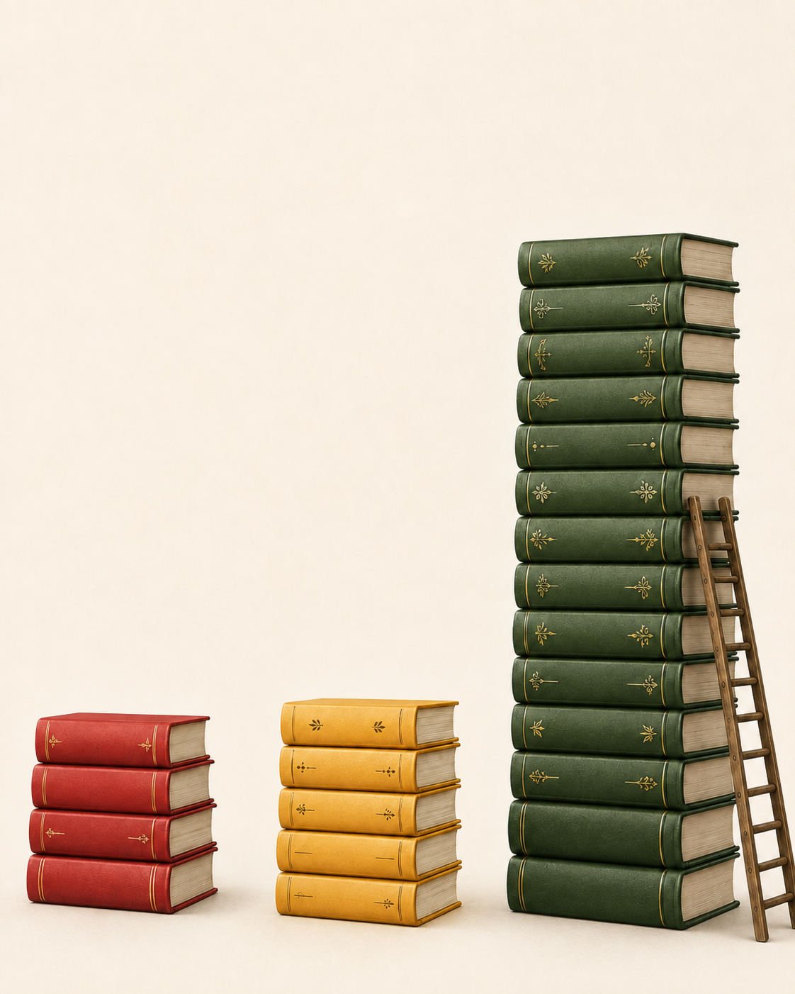 stacks of books